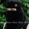 ornament pendant niqab black