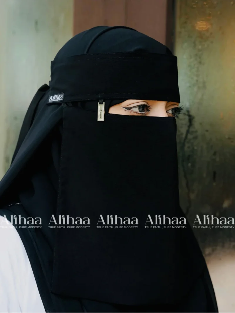 bar pendant niqab black
