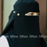 open crown pendant niqab black