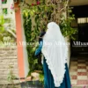 Pearl White Hoor Khimar for Muslim Women