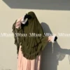 Olive Green Hoor Khimar for Muslim Women