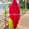 Ruby Red Hoor Khimar for Muslim Women